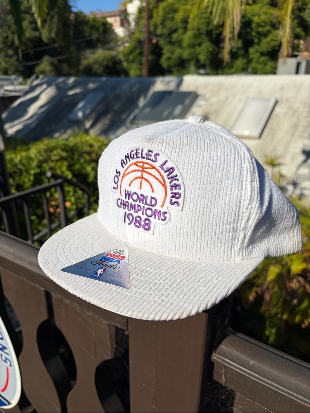 Vintage 1988 LA Lakers World Champions Snapback NWT Original Hangtag